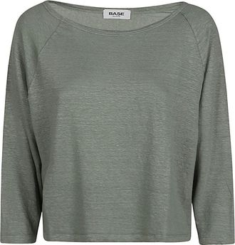 base Linen Boat Neck Sweater