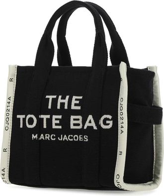 Marc Jacobs Womens Mano Tote Black Cotton Polyester