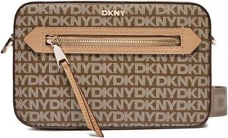 DKNY Bryant Ave Camera Bag - Dames - Schoudertassen - Bruin - ONE Size - Leer - Tassen