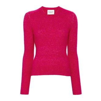 Isabel Marant Trui met ronde hals - Dames - Truien - Roze - Maat: XS