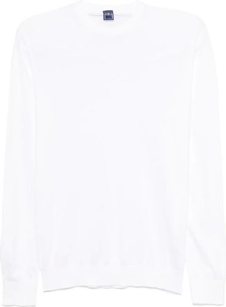 Fedeli Felpa leggera in cotone - Bianco