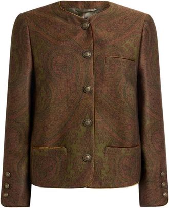 Etro Jassen - Dames - Zomerjassen - Bruin - XS - Jassen
