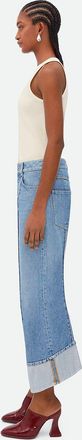 Bottega Veneta Womens Denim Jeans - Light Blue Cotton - Size EU 36 (Womens)