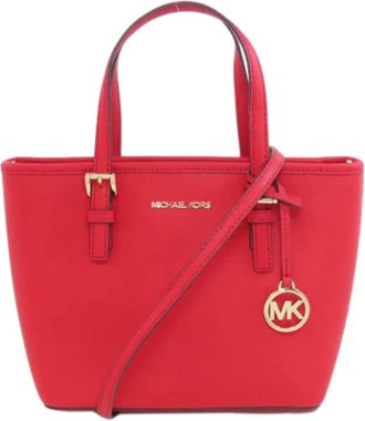 Michael Kors Pre-owned Handbags, female, Red, Size: ONE SIZE Pre-owned Fabric shoulder-bags