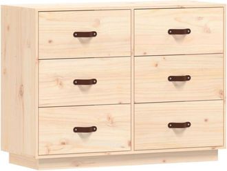 vidaXL Sideboard 100x40x75 cm Solid Wood Pine vidaXL