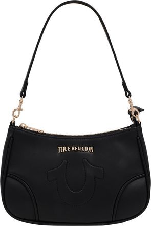 True Religion Punto Logo Shoulder Bag in Black at Nordstrom Rack