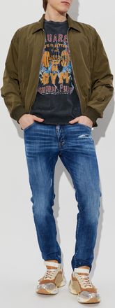 Dsquared2 T-shirt With Logo, Mens, Grey