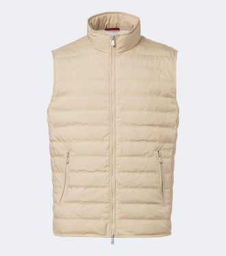 Brunello Cucinelli Technical down vest
