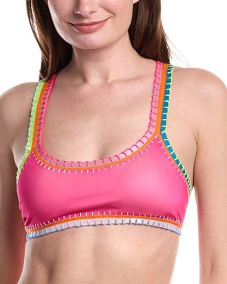 PQ Swim Pq Swim Crochet Trim Sporty Top