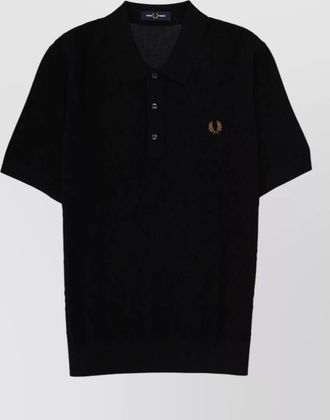Fred Perry knitted polo shirt