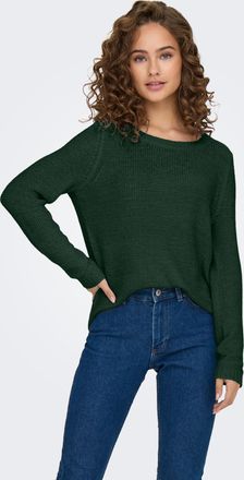 Only Strickpullover »ONLGEENA XO L/S PULLOVER KNT NOOS« mit Rundhalsausschnitt