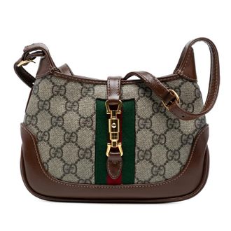Gucci Pre-owned Gucci Mini GG Supreme Web Jackie 1961 Crossbody Ladies 637092 493075