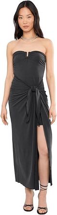 L*Space Noah Dress Womens Dress Black : MD, Elastane/Modal/Polyester