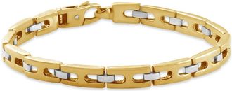 Pompeii3 Mens Link 14k Gold (45gram) or Platinum (73gram) 7mm Bracelet 8.5