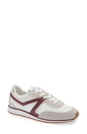 Rag & Bone Retro Trainer Sneaker in White/red at Nordstrom, Size 38.5