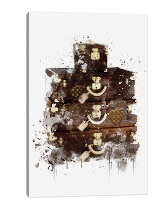 iCanvas Icanvas Lv Luvagge Canvas Wall Art