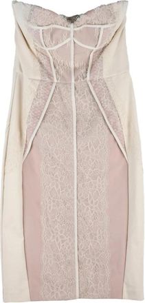 Elisabetta Franchi Tubino Dress - Dames - Korte kleedjes - Geel - S - Kleedjes