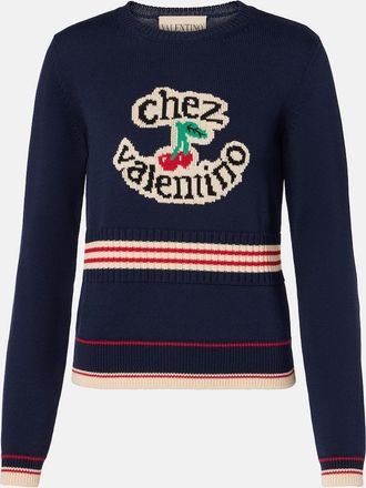Valentino Pullover Chez Valentino in cotone
