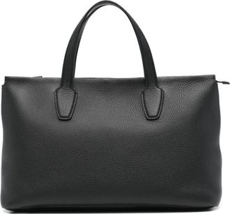 The Row Marcel zip tote bag - Zwart
