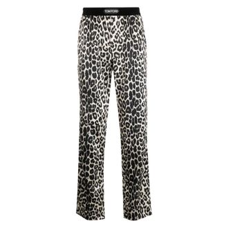 Tom Ford Wide Trousers, male, Multicolor, M, Wide Trousers