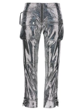 Isabel Marant Silver Slim Cargos Pant