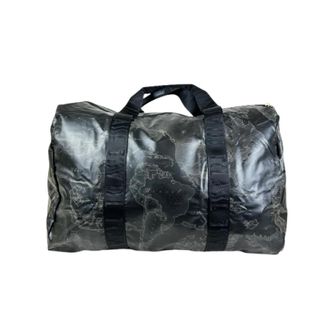 Alviero Martini 1A Classe Weekend Bags, unisex, Black, Size: ONE SIZE Borsone Pieghevole +Mini Beauty