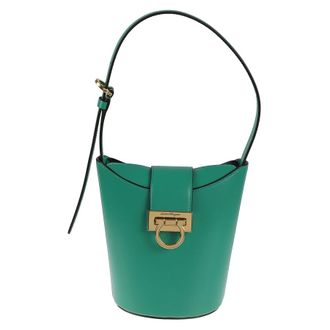 Ferragamo Flap Lock Shoulder Bag