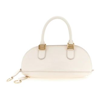 Balenciaga Bolero Bowling Bag Mini - Dames - Handtassen - Wit - ONE Size - Leer - Tassen