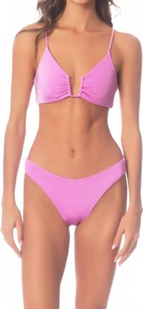 Maaji Bia U Wire Bralette Bikini Top In Fondant Pink