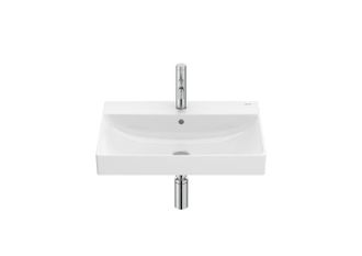 Roca Lavabo Mural Para Pedestal Ona Con Juego Fijaci&oacute;n 600x460 Blanco