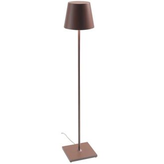 Zafferano L&aacute;mpara poldina pie aluminio corten 150 cm