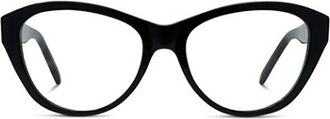 Givenchy Zwarte Optische Frames Stijlvol en veelzijdig - Dames - Brillen - Zwart - 54 MM - Accessoires