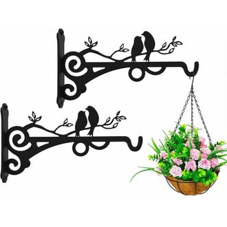 OEM Set Di 2 Supporti Per Vasi Sospesi Per Pali In Cemento, Supporti Per Piante Di Grandi Dimensioni Per Uso Esterno E Interno, Ganci Regalo Da Giardino I