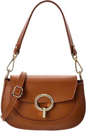 Persaman New York Amber Leather Crossbody