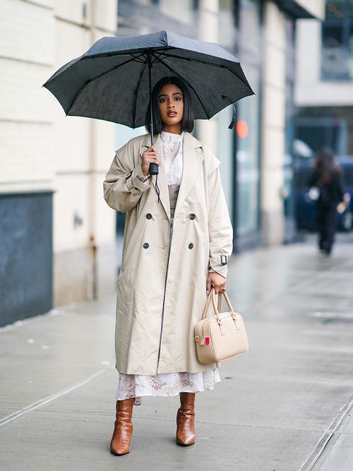 outfit pioggia primavera