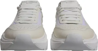 Dolce & Gabbana White Daymaster Low Top Sneakers Mens Shoes (Pre-Owned)