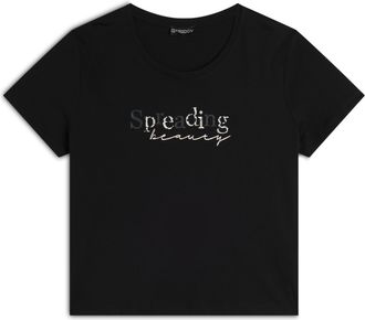 Freddy T-shirt in cotone Supima con stampa Spreading Love