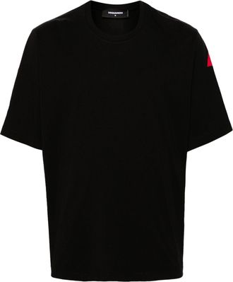Dsquared2 logo-print cotton T-shirt - men - Cotton - L - Black