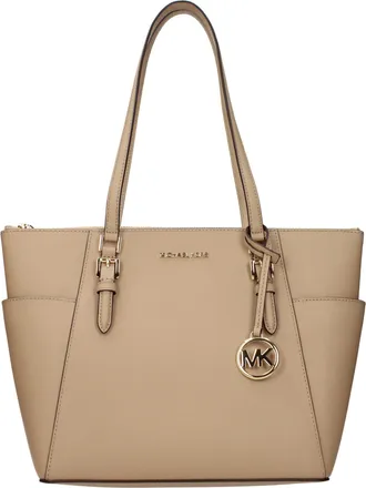 Michael Kors Beige Leather Shoulder Womens Bag