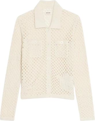 Zadig&Voltaire Voltyz Colin Jacket - - Knitwear - Donna - Beige - M