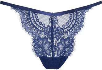 Hunkem&ouml;ller Mabel G-String in Twilight Blue at Nordstrom, Size X-Large