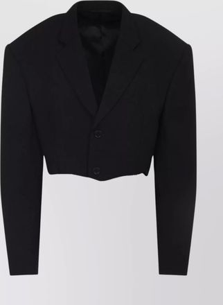 Balenciaga single breasted cropped jacket