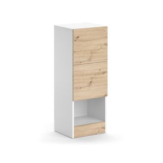 Vicco Armario Mediano Alf, Blanco, 35 X 92 Cm Con 2 Cajones