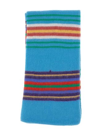 Howlin striped-pattern scarf - unisex - Lambs Wool - One Size - Blue