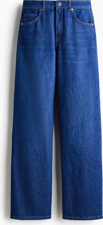 H&M Wide High Jeans - Blue