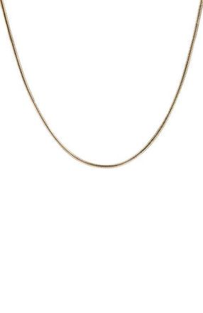 Alex and Ani Round Herringbone Layering Necklace in Gold at Nordstrom
