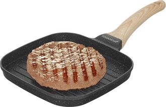 KASANOVA Bistecchiera grill 20x20 cm Mini Mania grigio