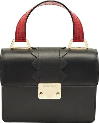 Emporio Armani Borsa tote goffrata - Nero