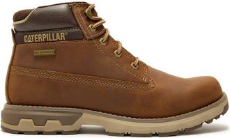 CAT Mens Pursue Waterproof Boots - Brown Nubuck - Size UK 12