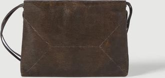 Brunello Cucinelli Pouch bag in lizard-effect calfskin in Rust Brown at Nordstrom